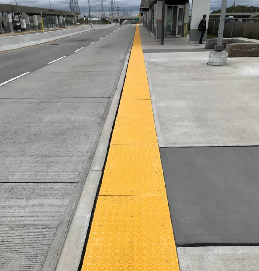 Access Tile Cast In Place Detectable Warning Mat - 2' x 2' - Image 11