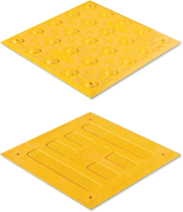 Access Tile Surface Mount Detectable Warning Mat - 2' x 2' - Image 3