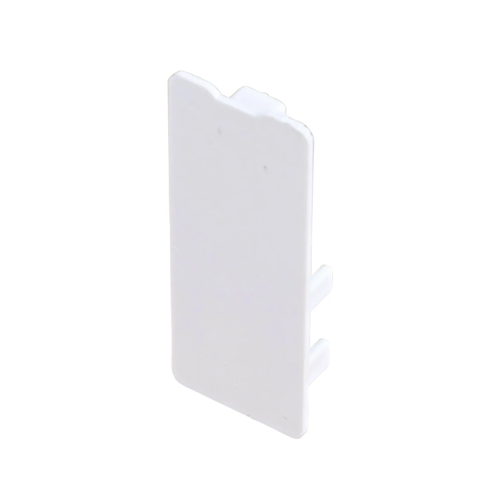 Micro Channel™ Drain End Plug, White Plastic