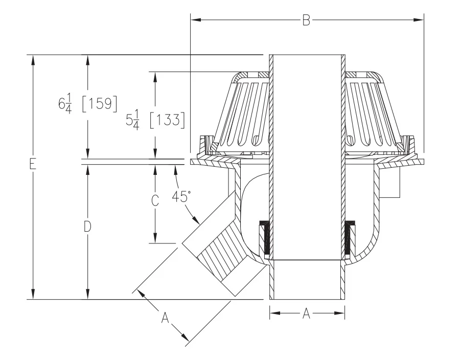 Roof Drain With Overflow - Zurn 100C - Image 2