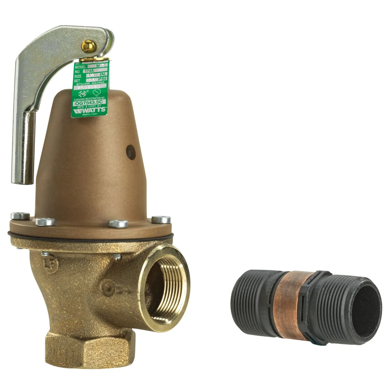 Watts 174A 115 FS 1 1/4 - Part of the 174A Series