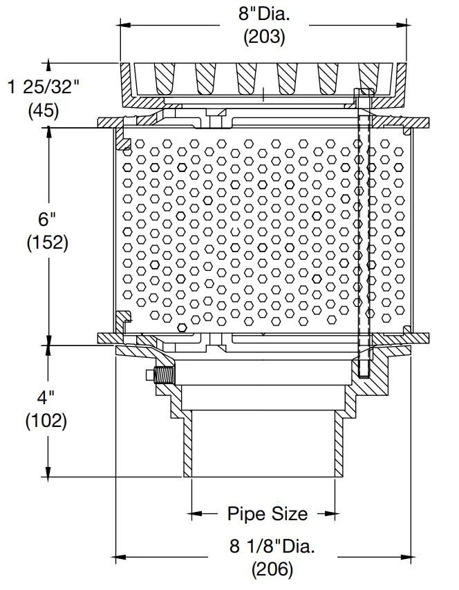 Watts - GRD-680 - Green Roof Planter Drain with Traffic Grate - Image 2