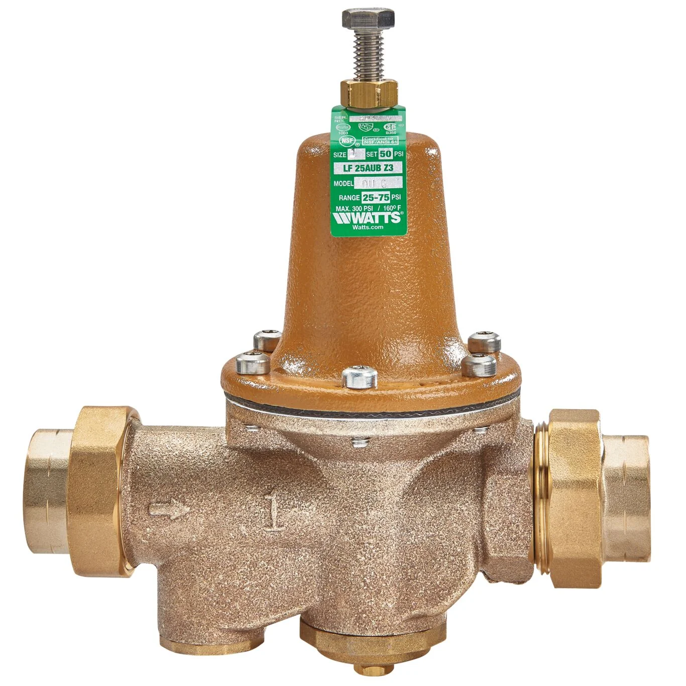 Watts LF25AUB-DU-G-Z3 1/2 - Part of the LF25AUB-Z3 Series