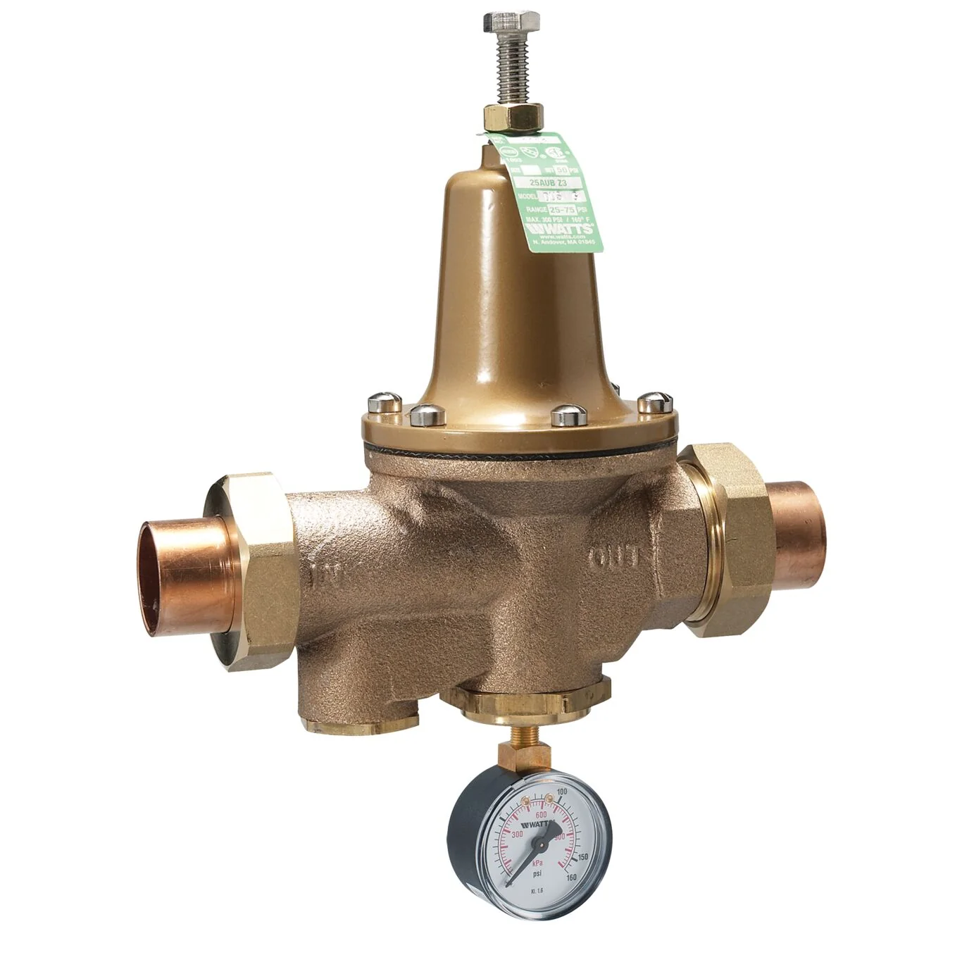 Watts LF25AUB-S-DU-GG-Z3 1 1/4 - Part of the LF25AUB-Z3 Series
