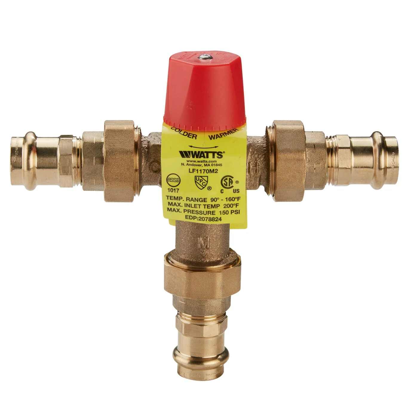 Watts LFL1170M2-UT (W/PRESS) 3/4 - Part of the LF1170 Series