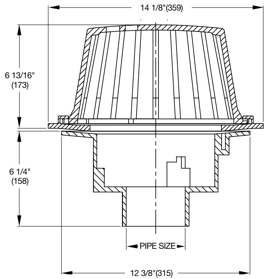 Watts - RD-100 - Large Area Roof Drain - Image 2